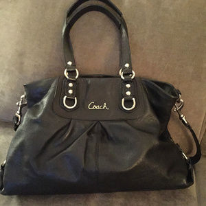 Black Leather Coach bag